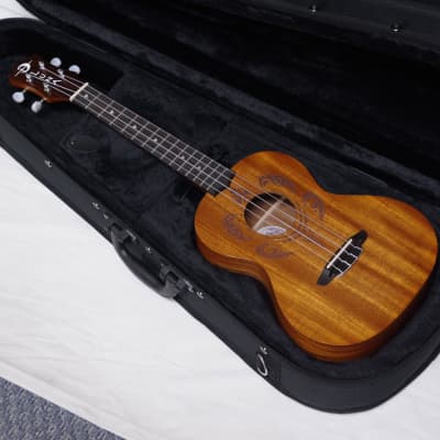 LUNA Honu Tenor Turtle Ukulele UKE new w/ Light Case -Laser etched