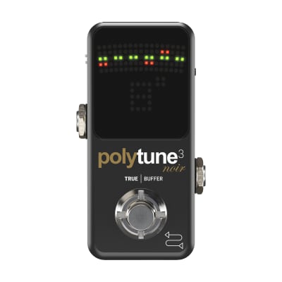 TC Electronic Polytune 3 Noir Mini Polyphonic Tuning Pedal