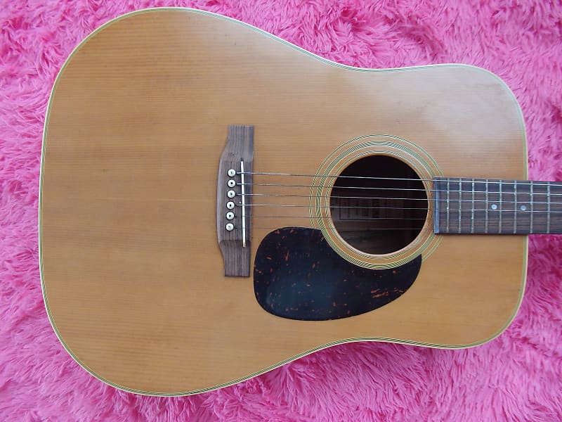 1970's Yasuma Newance Custom W-260 Acoustic Guitar Japanese Japan Lawsuit  Era