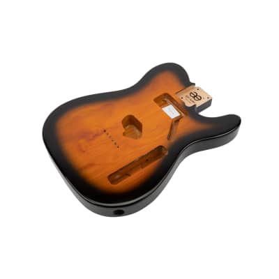 AE Guitars® T-Style Alder Replacement Guitar Body 2 Tone Sunburst image 4