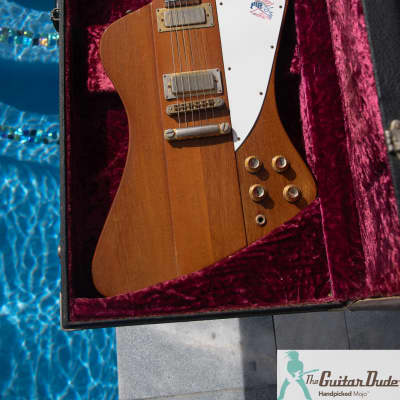 Classic 1976 Gibson  Firebird Bicentennial Edition - Natural - w OHSC - Pro Set Up by Lays Guitar! image 8
