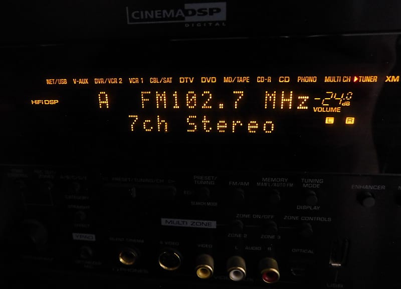 Yamaha RX-V2700 receiver with phono input pre outs pre ins etc...  			