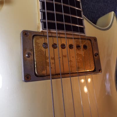 希少！80’s Japan vintage ARIA PE SUPRA Aria Pro II PE Supra 1985, aged pearl white, MIJ Japan