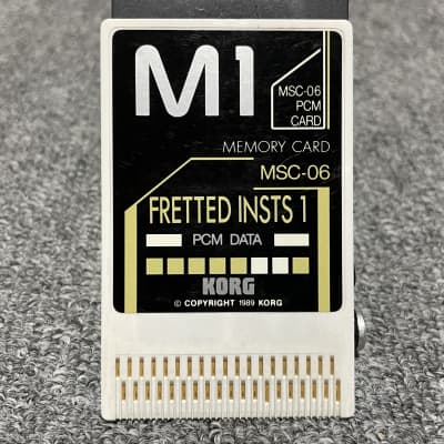 Korg MSC-06 Fretted instruments 1 for M1 PCM Card