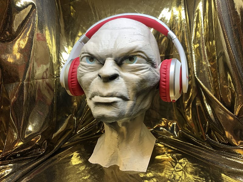 Gollum Headphone Stand! LOTR Headset Rack, like Sméagol/Hobbit/Elf/Troll/Orc/Ork image 1