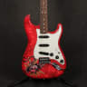 New/ Old Stock Fender David Lozeau Red Heart Art Stratocaster Full Warranty