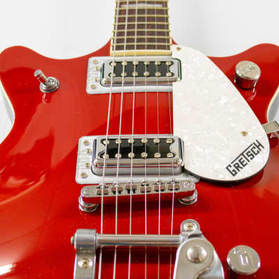 Gretsch G5232T Electromatic Double Jet FT Electric Guitar with Bigsby (w/ Hard Shell case)- Firestick Red image 3