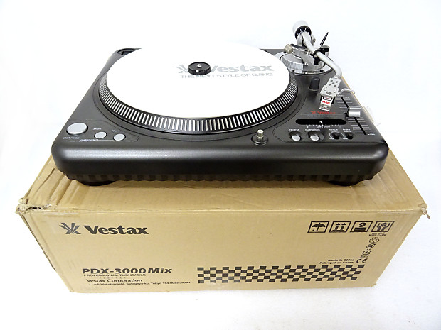 Vestax PDX-3000 MIX Pro DJ Turntable Direct Drive MIDI w/ Original Box &  Cartridge RARE Nice!