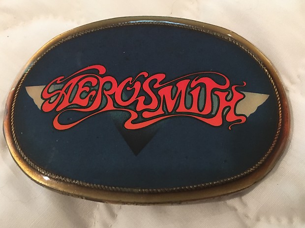 Aerosmith Vintage Belt Buckle 1976 Blue Pacifica image 1