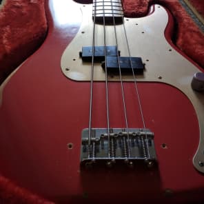 Fender Road Worn '50s Precision Bass 2012 Fiesta Red image 2