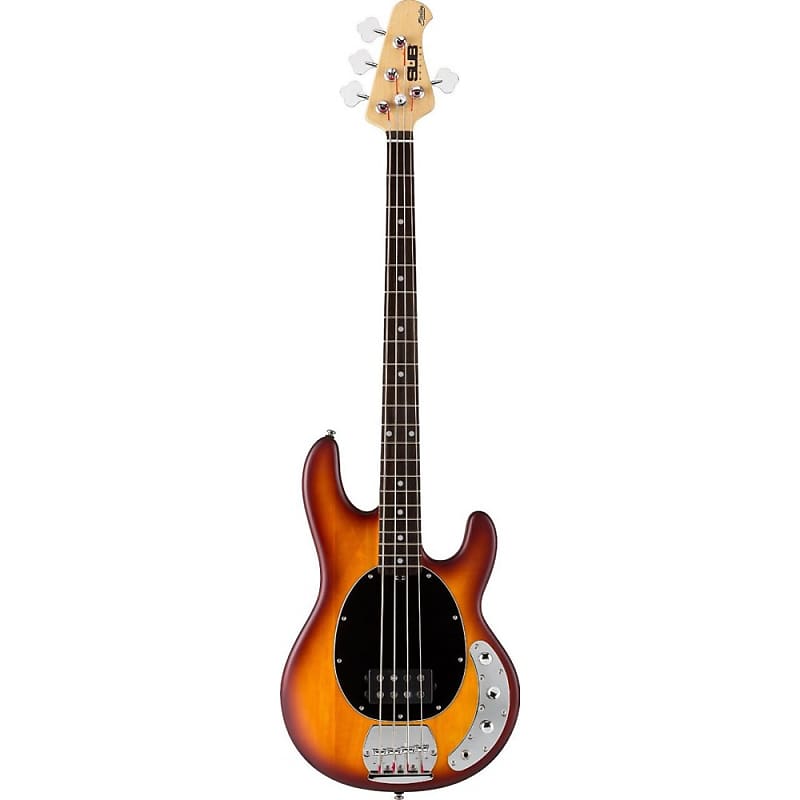 Sterling by Music Man Sub Ray4 Honey Burst Satin Bass Guitar