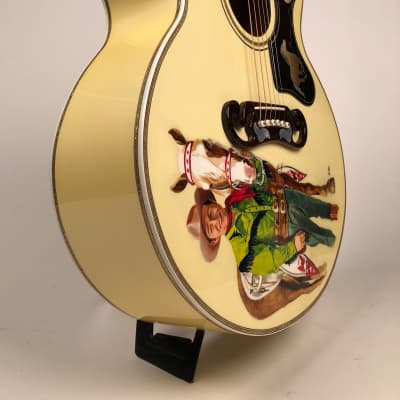 Rich & Taylor Roy Rogers "King of the Cowboys" Tribute Prototype Guitar Signed by Roy & Dale image 9