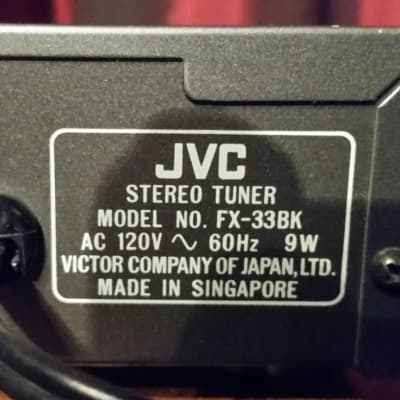 JVC FX-33 FM AM Computer Controlled Stereo Tuner image 4
