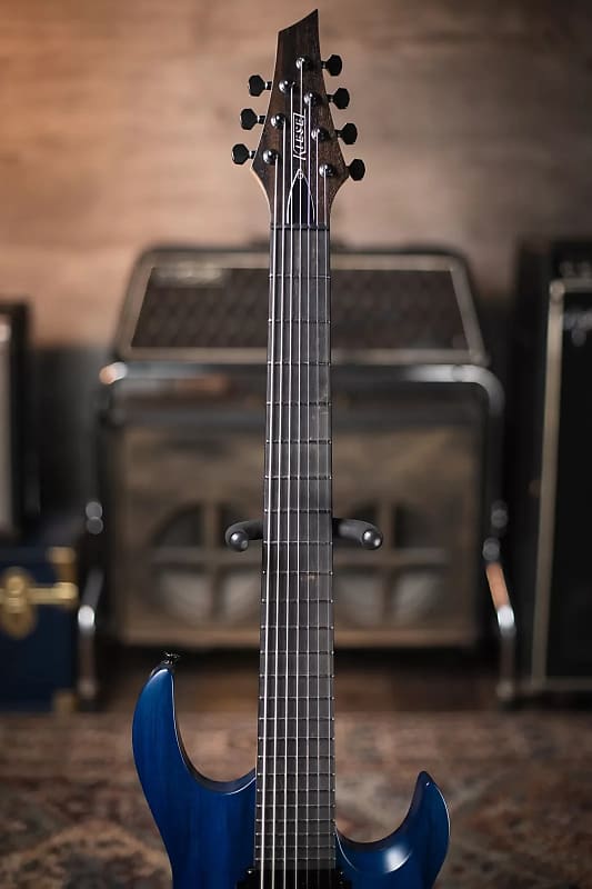 Kiesel Custom Aries 7 A7E 7-String Electric Guitar, Sapphire | Reverb