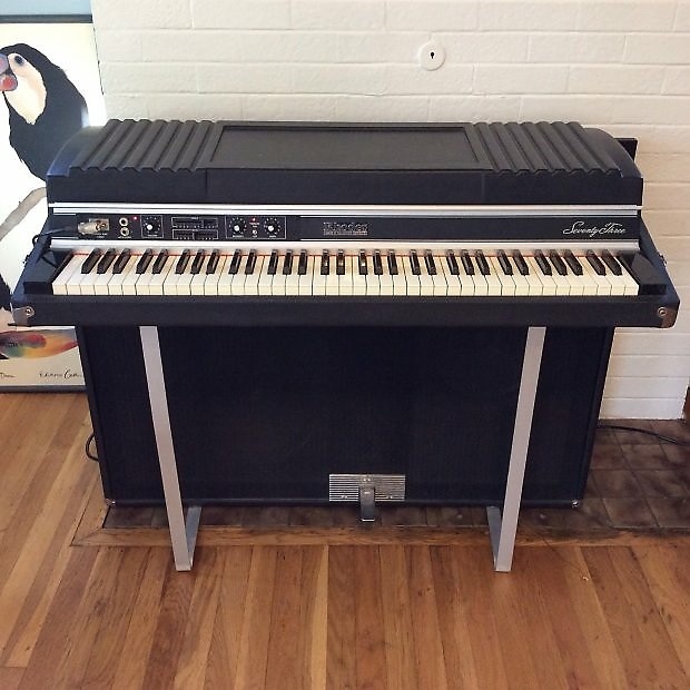 Original vintage Fender Rhodes suitcase 73 mkII 1981 Black