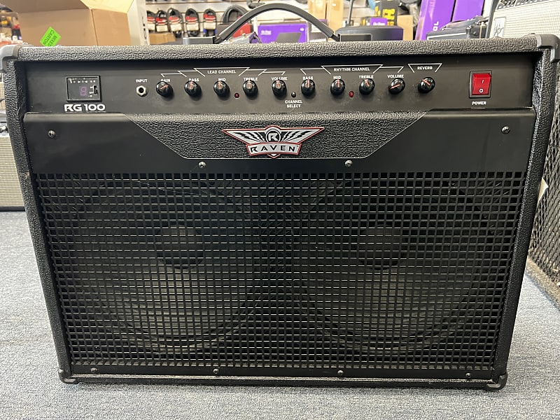Raven RG100 2x12" Solid State Guitar Combo Amplifier  High Gain Monster image 1