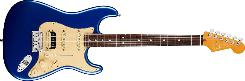 FENDER - American Ultra Stratocaster HSS  Rosewood Fingerboard  Cobra Blue - 0118020795 image 1