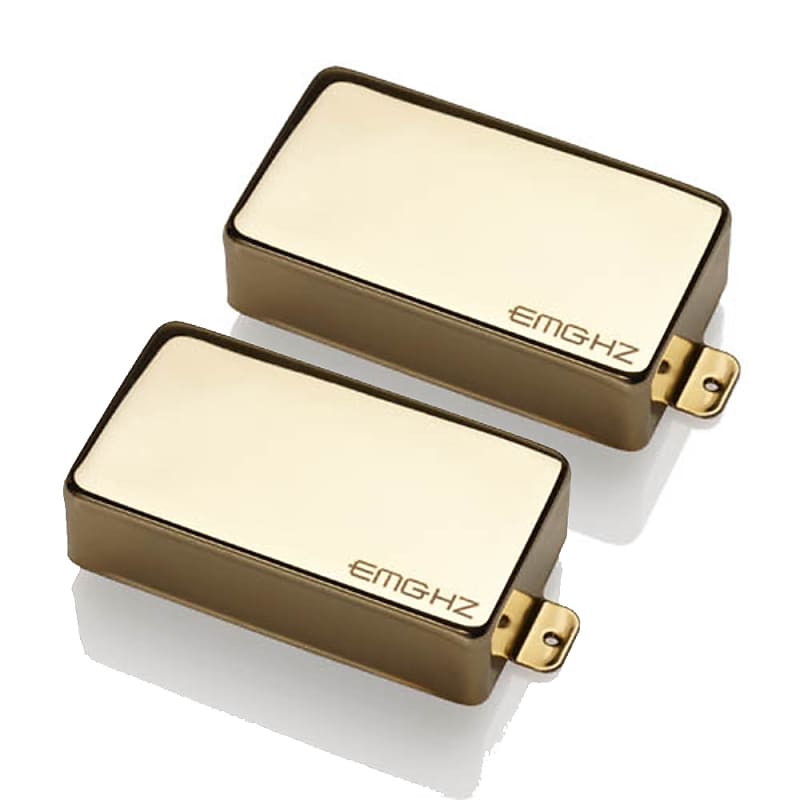 EMG HZ H4 / H4A Passive Humbucker pickup set - gold | Reverb UK