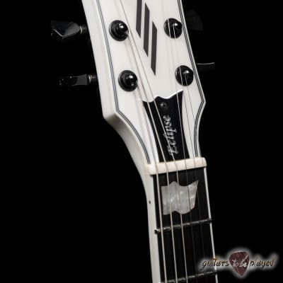ESP E-II Eclipse EMG Electric Guitar w/ Case – Snow White Satin image 5