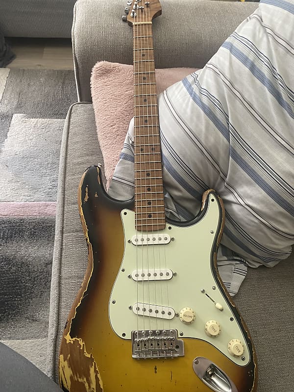 MJT Stratocaster Sunburst | Reverb