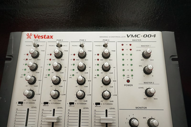 Vestax DJ mixer VMC-004 w/ Power Cord - Tested Working | eBay