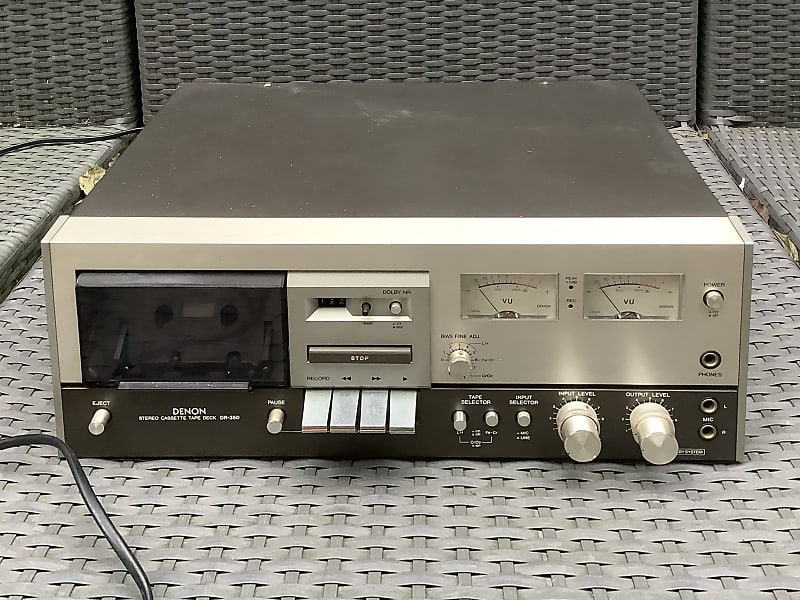 Denon DR350 DR 350 high end cassette deck player / vintage