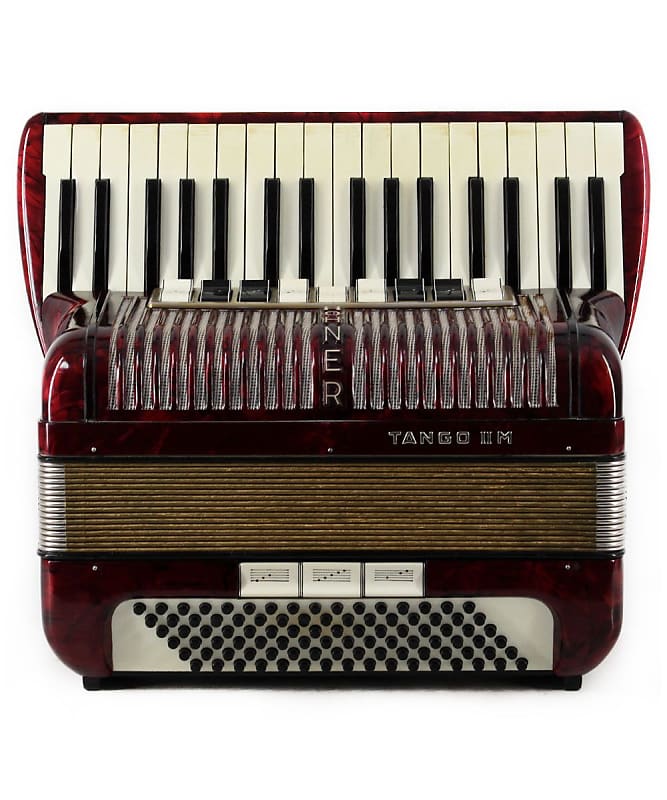 4678 - Black Hohner Tango IIM Piano Accordion LMM 34 96