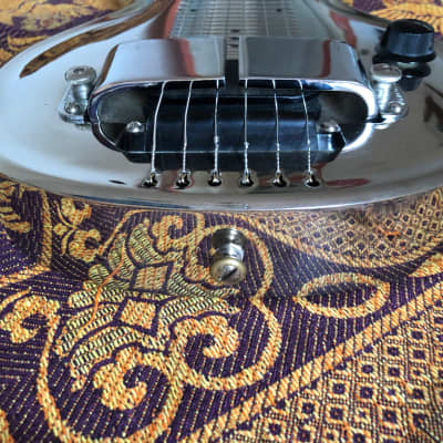 Rickenbacker Silver Hawaiian Lap Steel Guitar 1937 - Chrome image 7