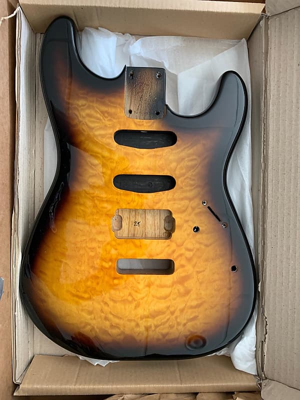 Stewmac Stratocaster 2012 Quilted maple top image 1