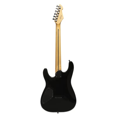 Stagg Metal Series Electric Guitar - Black - SEM-TWO H BK image 2
