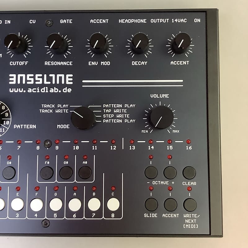DTM・DAW Acidlab Bassline 3 Acidlab Bassline 3 (black) - Analog Synthesizer | da