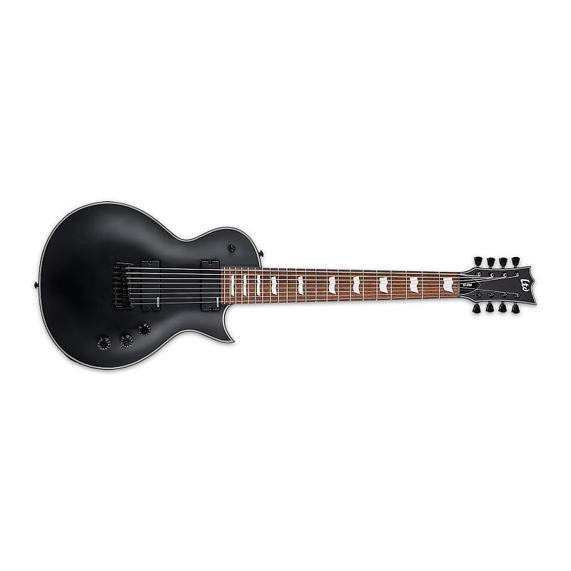 ESP LTD EC-258 Black Satin BLKS 8-String Electric Guitar  EC258 EC 258 - FREE GIG BAG image 1