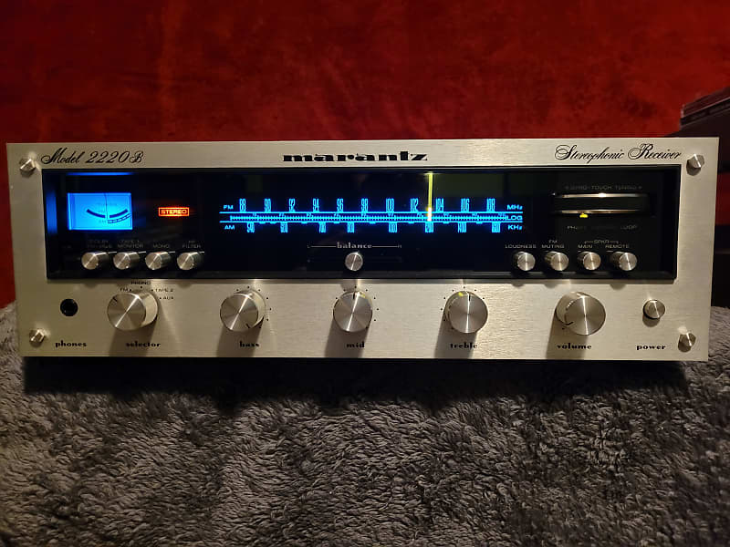 Marantz 2220B Mid-70's - FULLY PRO Restored, Recapped, LED's | Reverb