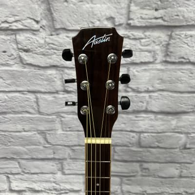 Austin AA50-D/SB Acoustic Guitar w Hardcase image 3
