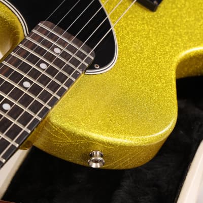 Rock N’ Roll Relics Bruce Kulick Signature Yellow Sparkle Used image 7