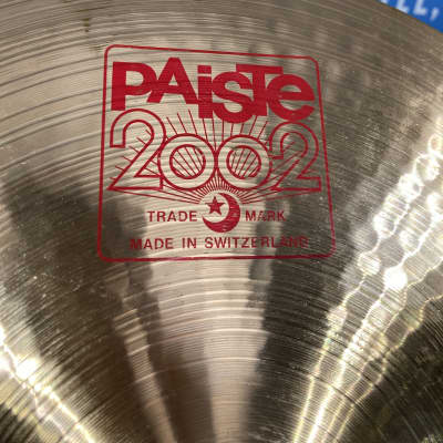 David Garibaldi's Tower of Power, Early Red Letter Paiste 18" 2002 Series, Crash Cymbal, 1550g image 4