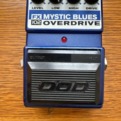 Reverb.com listing, price, conditions, and images for dod-fx102-mystic-blues-overdrive