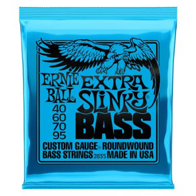 Ernie Ball P02835 Extra Slinky Bass Strings image 1