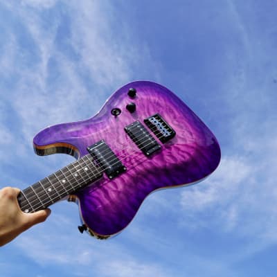 Schecter DIAMOND SERIES PT Classic - Classic Purple Burst 6-String