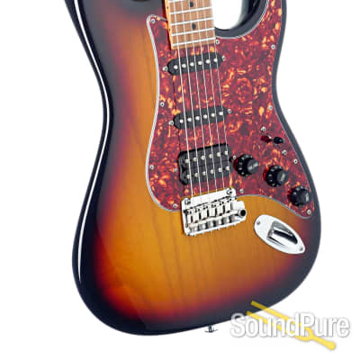 Suhr Classic S Paulownia Trans 3 Tone Burst Guitar #66833 image 8