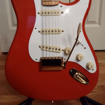 Fender Stratocaster - Fiesta Red with Gold Hardware image 2