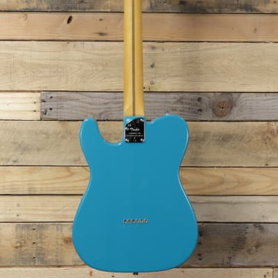Fender American Professional II Telecaster Electric Guitar Miami Blue w/ Case image 5