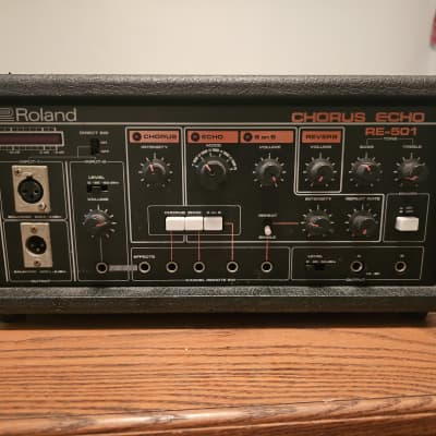 Roland RE-501 Tape Echo w/Reverb and Chorus 1980-1990 - Black Tolex