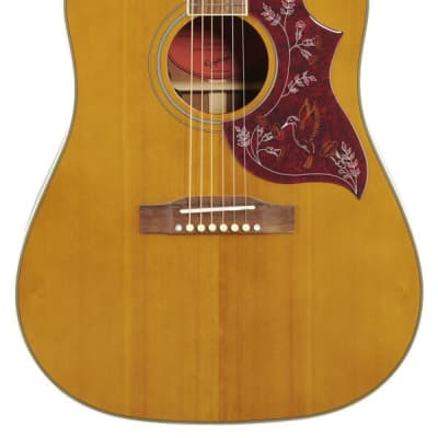 Epiphone Hummingbird Acoustic Electric Guitar Aged Natural Antique image 3