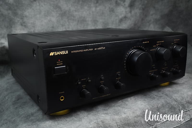 Sansui AU-α607XR Black Integrated Amplifier in Excellent Condition