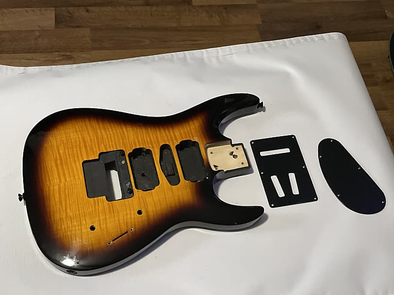 2000's MusicYo Kramer Striker FR424CM Vintage Sunburst Reverb