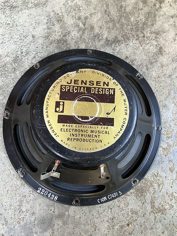 Gold Label Jensen Speaker C10N 8 Ohm 1964 Princeton Reverb | Reverb