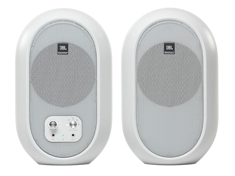 JBL 104SET-BTW Pair Compact Powered Active Studio Reference Monitors Bluetooth image 1