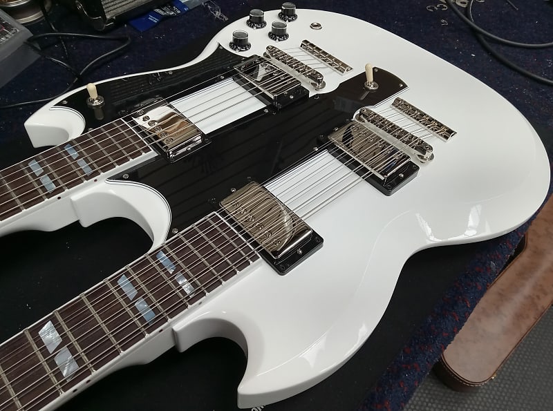 Gibson EDS-1275 Custom Shop in Alpine White image 1
