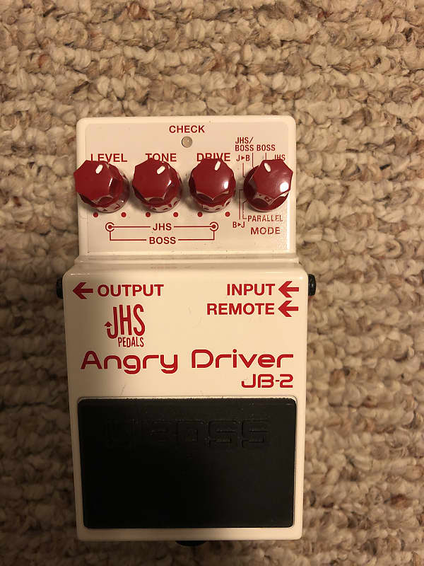 JHS & Boss Angry Driver & FS-5L Foot Switch White/Red & Black